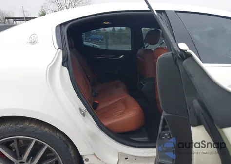 2016 Maserati Ghibli S Q4 from USA, damaged, VIN ZAM57RTA2G1176235